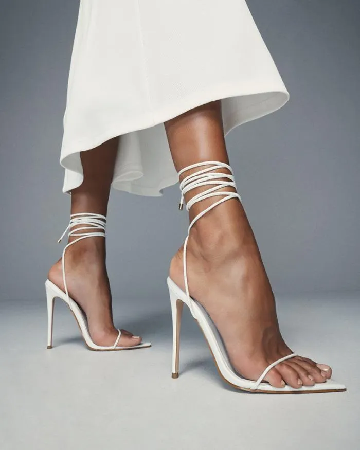 Heels Billini Stiletto Heels CELAENO WHITE SCALE