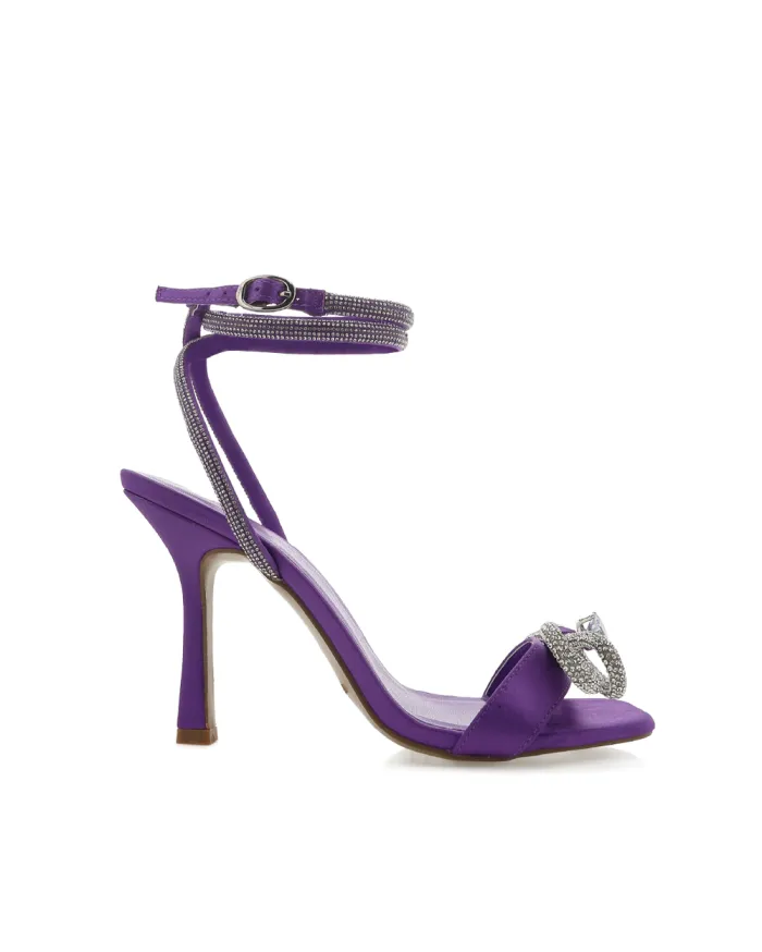 Heels Billini Stiletto Heels ELARA PURPLE SATIN