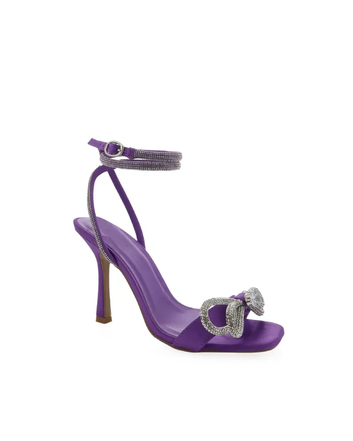 Heels Billini Stiletto Heels ELARA PURPLE SATIN