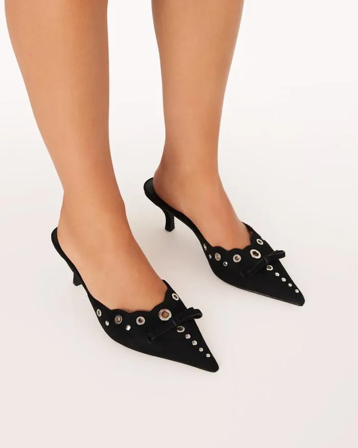 Heels Billini Stiletto Heels ELIO BLACK SUEDE