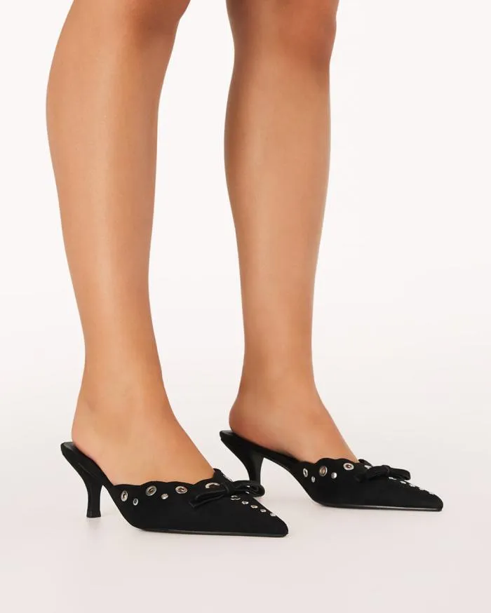 Heels Billini Stiletto Heels ELIO BLACK SUEDE