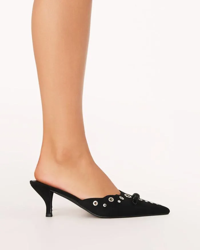 Heels Billini Stiletto Heels ELIO BLACK SUEDE