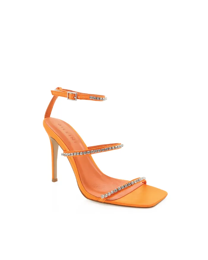 Heels Billini Stiletto Heels GIULIANA TANGERINE SATINDIAMANTE