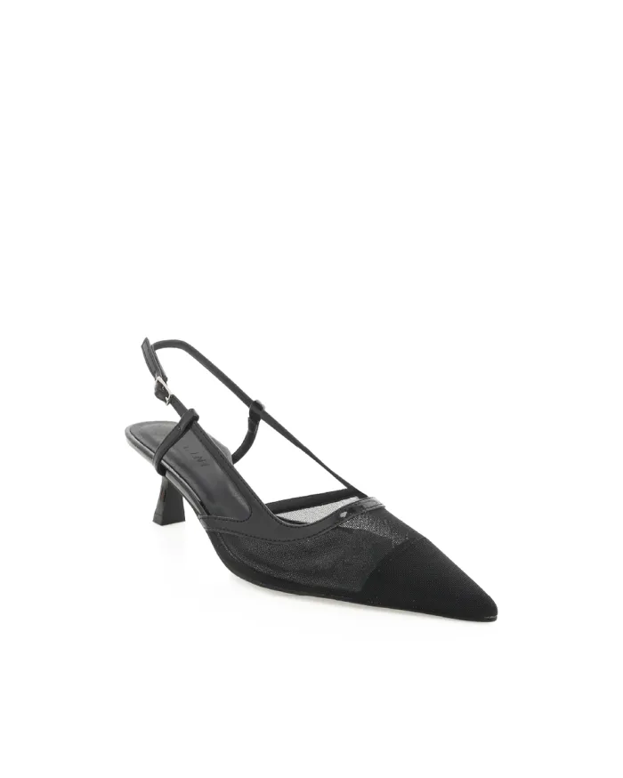 Heels Billini Stiletto Heels HAWLEY BLACK MESH