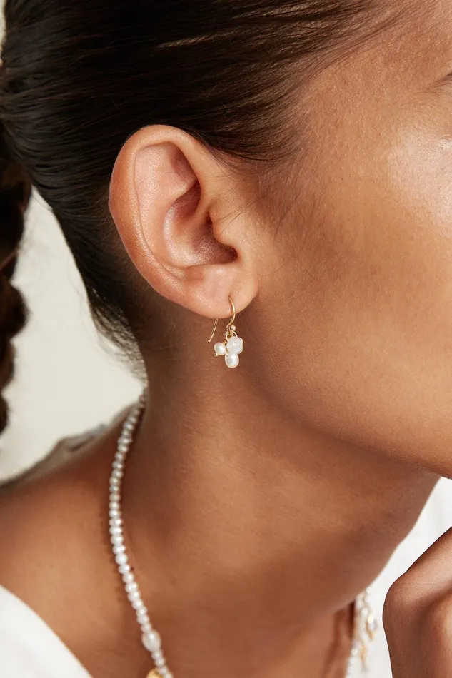 Hila Earrings White Pearl Mix Women Chan Luu Earrings