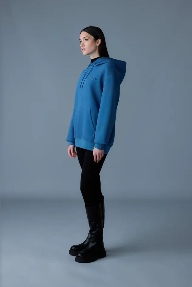 Hoodies and Tops Men Mackage KRYSTIAN Doubleface Jersey Hoodie Garnet