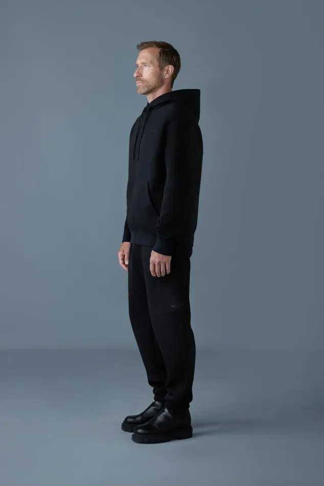 Hoodies and Tops Men Mackage KRYSTIAN Doubleface Jersey Hoodie Garnet Hoodies and Tops Men Mackage KRYSTIAN Doubleface Jersey Hoodie Garnet
