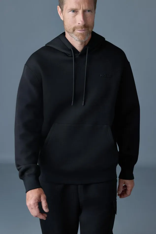 Hoodies and Tops Men Mackage KRYSTIAN Doubleface Jersey Hoodie Garnet Hoodies and Tops Men Mackage KRYSTIAN Doubleface Jersey Hoodie Garnet