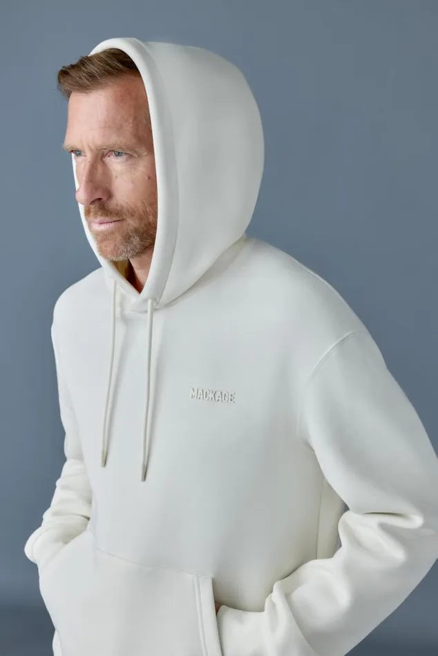 Hoodies and Tops Men Mackage KRYSTIAN Doubleface Jersey Hoodie Garnet Hoodies and Tops Men Mackage KRYSTIAN Doubleface Jersey Hoodie Garnet