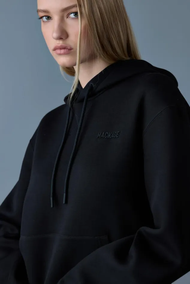 Hoodies and Tops Men Mackage KRYSTIAN Doubleface Jersey Hoodie Garnet Hoodies and Tops Men Mackage KRYSTIAN Doubleface Jersey Hoodie Garnet