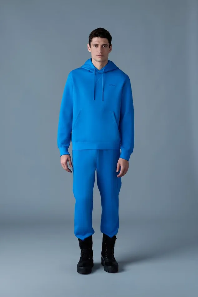 Hoodies and Tops Men Mackage KRYSTIAN Doubleface Jersey Hoodie Sapphire Hoodies and Tops Men Mackage KRYSTIAN Doubleface Jersey Hoodie Sapphire