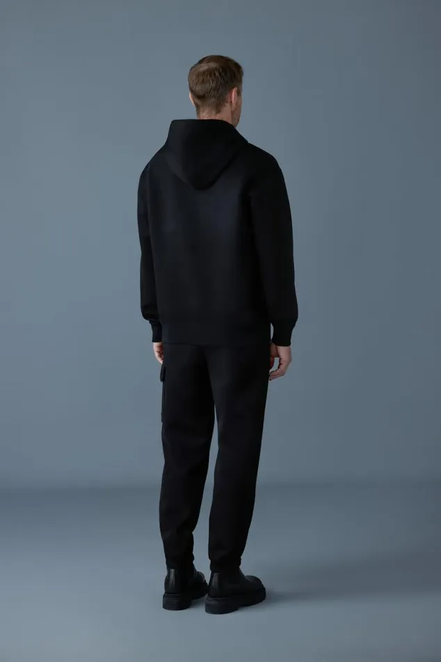 Hoodies and Tops Men Mackage KRYSTIAN Doubleface Jersey Hoodie Sapphire Hoodies and Tops Men Mackage KRYSTIAN Doubleface Jersey Hoodie Sapphire