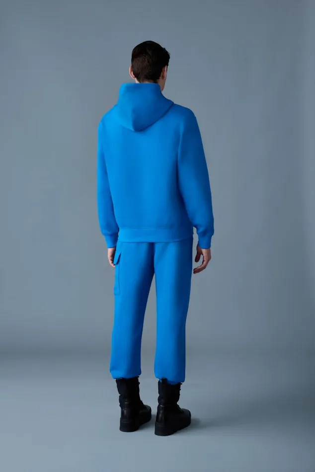 Hoodies and Tops Men Mackage KRYSTIAN Doubleface Jersey Hoodie Sapphire Hoodies and Tops Men Mackage KRYSTIAN Doubleface Jersey Hoodie Sapphire