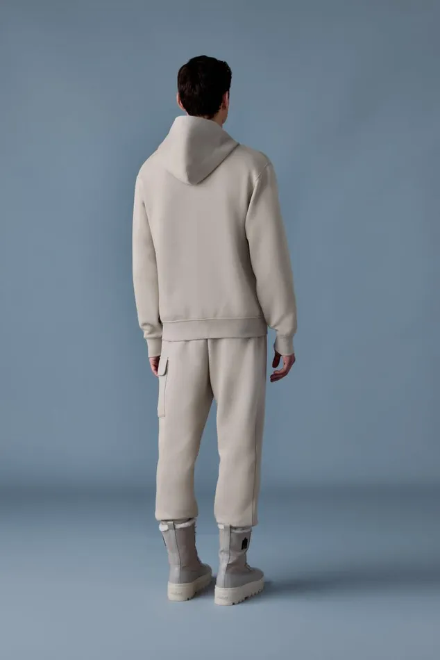 Hoodies and Tops Men Mackage KRYSTOS Doubleface Jersey Zipup Hoodie Garnet Hoodies and Tops Men Mackage KRYSTOS Doubleface Jersey Zipup Hoodie Garnet