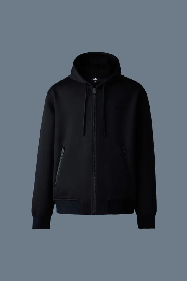 Hoodies and Tops Men Mackage KRYSTOS Doubleface Jersey Zipup Hoodie Garnet Hoodies and Tops Men Mackage KRYSTOS Doubleface Jersey Zipup Hoodie Garnet