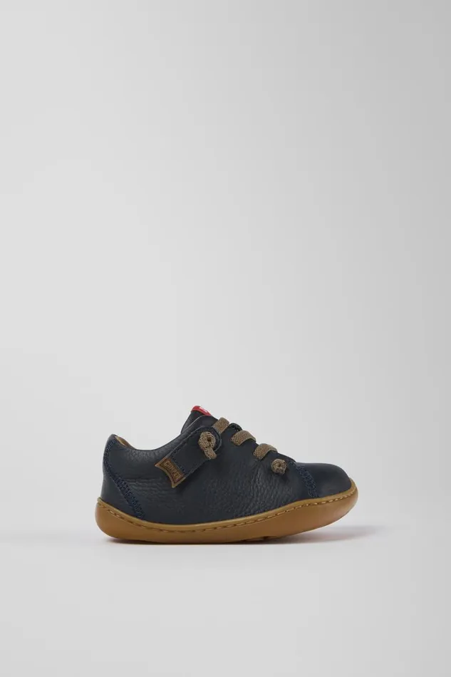 Hook And Loop Kids Camper Peu Blue Leather Kids039 Shoes Hook And Loop Kids Camper Peu Blue Leather Kids039 Shoes