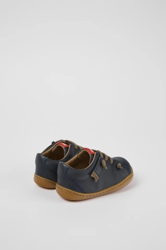 Hook And Loop Kids Camper Peu Blue Leather Kids039 Shoes Hook And Loop Kids Camper Peu Blue Leather Kids039 Shoes