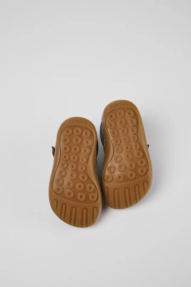 Hook And Loop Kids Camper Peu Blue Leather Kids039 Shoes Hook And Loop Kids Camper Peu Blue Leather Kids039 Shoes