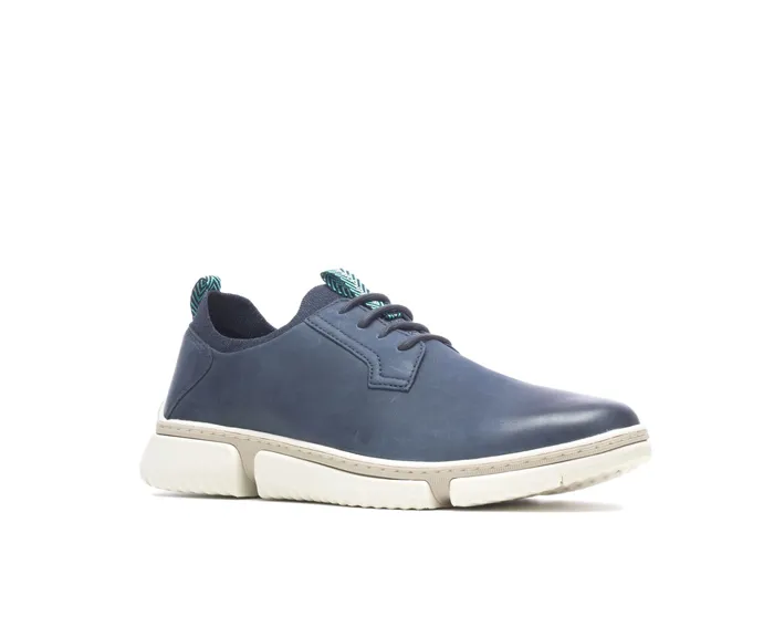 Hush Puppies Bennet Plain Toe Oxford Navy Nubuck Men Sneakers