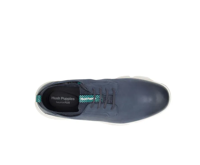 Hush Puppies Bennet Plain Toe Oxford Navy Nubuck Men Sneakers