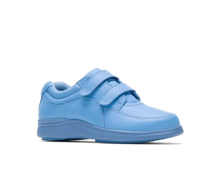 Hush Puppies Walking Shoes Women Power Walker Ii Blue Surf Leather