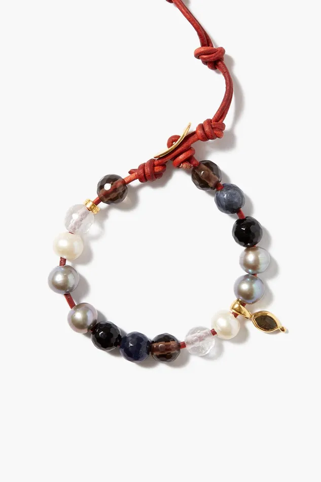 Indira Wrap Bracelet Black Mix Women Chan Luu Bracelets