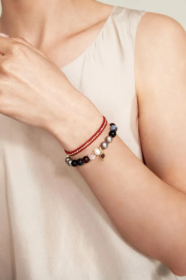 Indira Wrap Bracelet Black Mix Women Chan Luu Bracelets