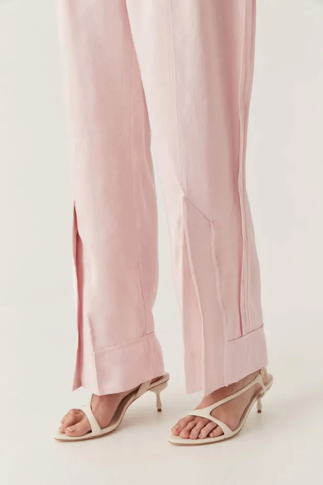 Insight Deconstructed Pant Soft Pink Women Aje Pants
