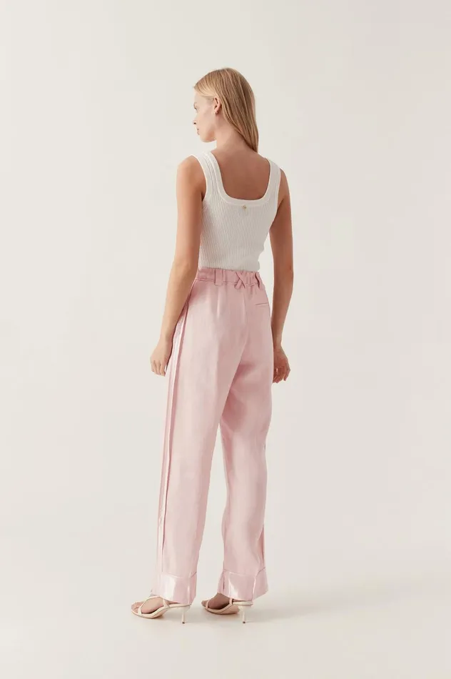 Insight Deconstructed Pant Soft Pink Women Aje Pants
