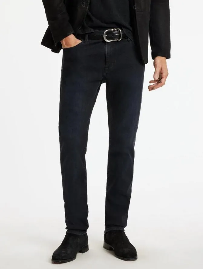 J702 8211 LANDON WASH Blue Black Clothing John Varvatos Jeans