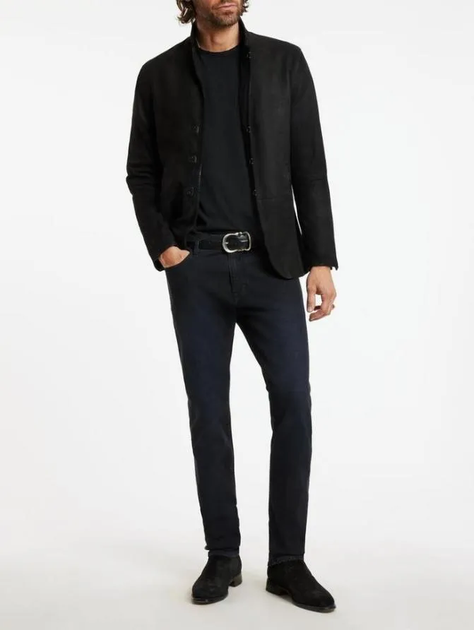J702 8211 LANDON WASH Blue Black Clothing John Varvatos Jeans
