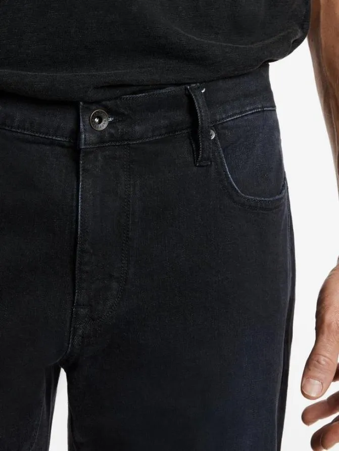 J702 8211 LANDON WASH Blue Black Clothing John Varvatos Jeans