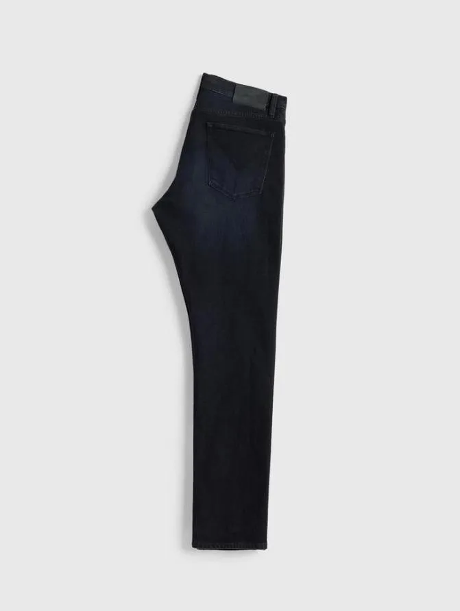 J702 8211 LANDON WASH Blue Black Clothing John Varvatos Jeans