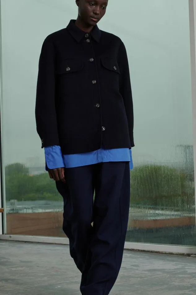 Jackets and Coats Women Soeur SERBIE JACKET Navy