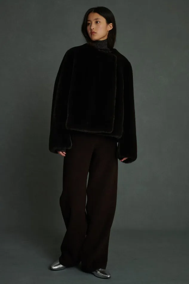 Jackets and Coats Women Soeur WASHINGTON COAT Dark Brown
