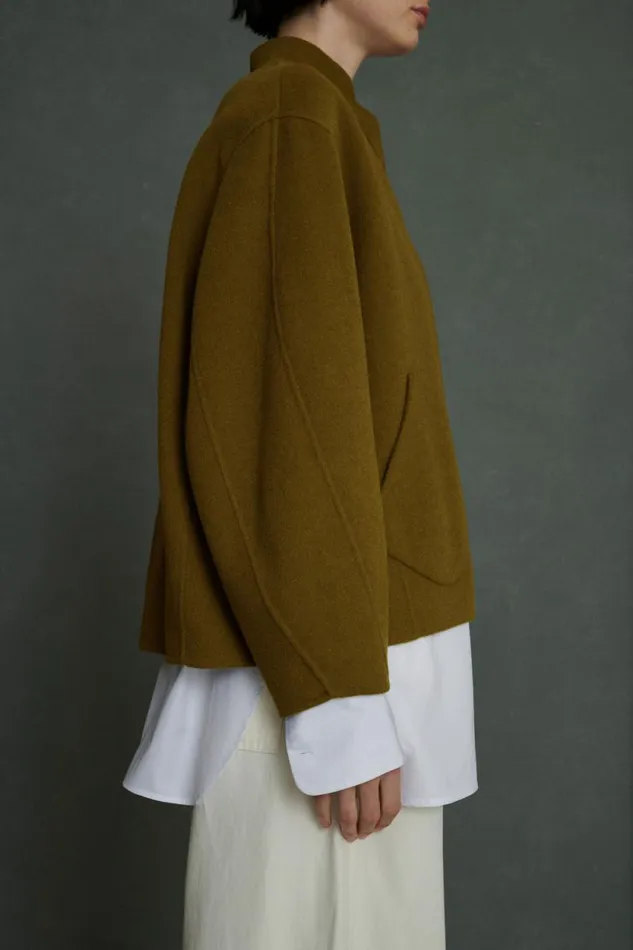 Jackets and Coats Women Soeur WINDSOR COAT Golden Khaki