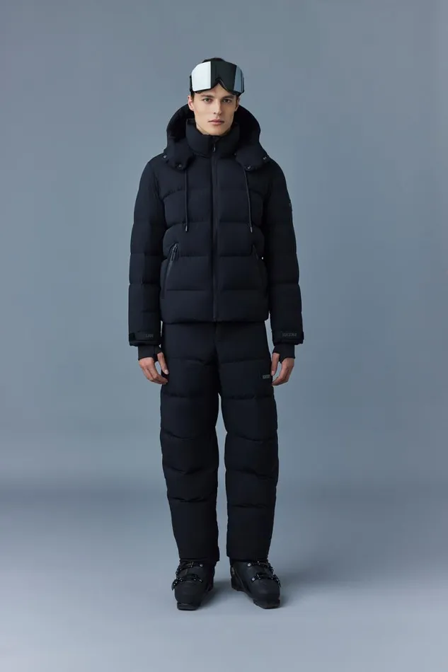 Jackets Men Mackage SAMUELSKI Medium Down Jacket With Hood Sky Blue Jackets Men Mackage SAMUELSKI Medium Down Jacket With Hood Sky Blue