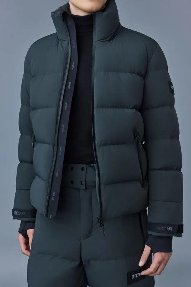 Jackets Men Mackage SAMUELSKI Medium Down Jacket With Hood Sky Blue Jackets Men Mackage SAMUELSKI Medium Down Jacket With Hood Sky Blue