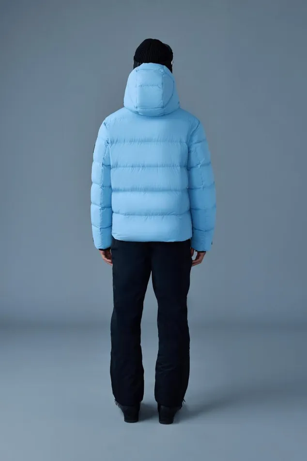 Jackets Men Mackage SAMUELSKI Medium Down Jacket With Hood Sky Blue Jackets Men Mackage SAMUELSKI Medium Down Jacket With Hood Sky Blue