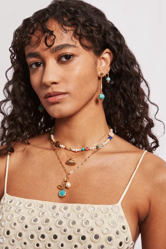 Jardin Necklace White Pearl Mix Women Chan Luu Necklaces