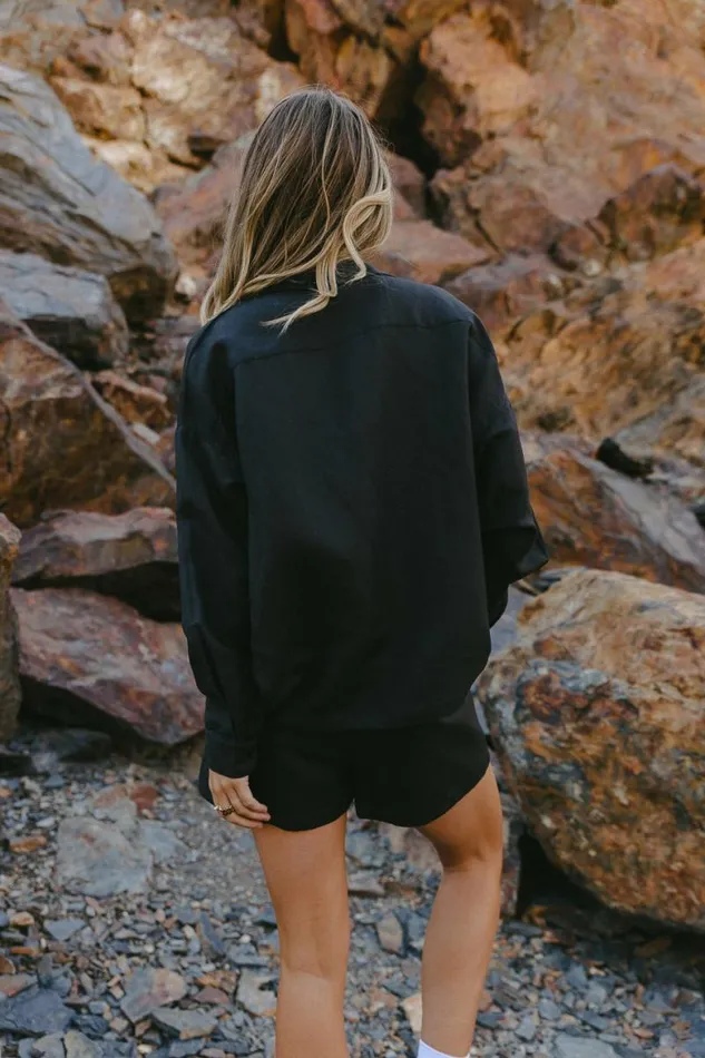 Jasmine Shorts In Black Black Women Bohme Sets