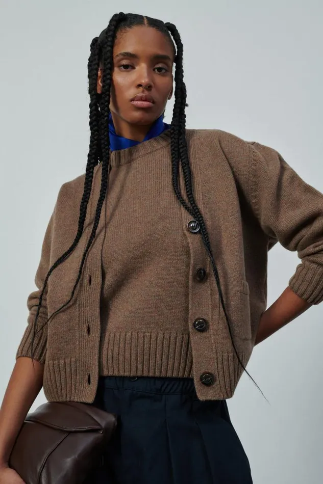 Jumpers and Cardigans Women Soeur SERGIO CARDIGAN Beige