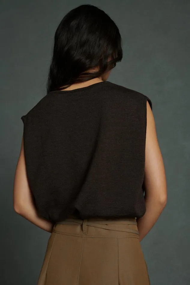 Jumpers and Cardigans Women Soeur SONIA JUMPER Dark Brown