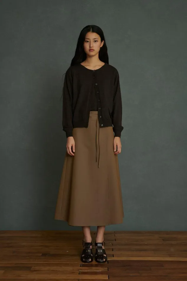 Jumpers and Cardigans Women Soeur TITA CARDIGAN Dark Brown