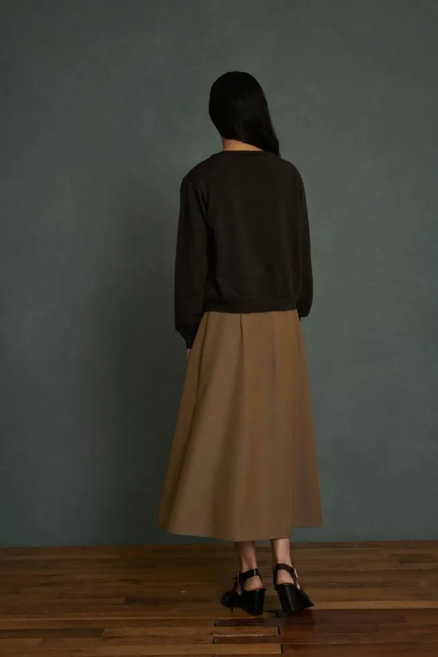 Jumpers and Cardigans Women Soeur TITA CARDIGAN Dark Brown