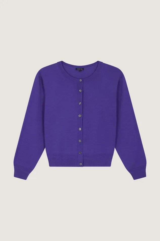 Jumpers and Cardigans Women Soeur TITA CARDIGAN Purple