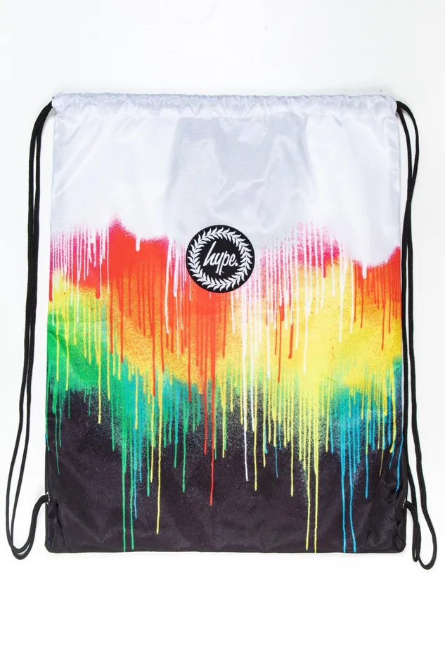 Just Hype Drawstring Bags Hype Multi Drips Drawstring Bag
