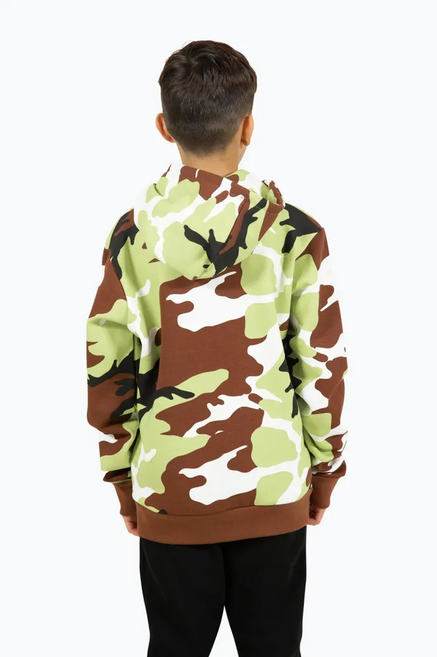 Just Hype Hoodies and Sweatshirts Hype Boys Camo Script Hoodie
