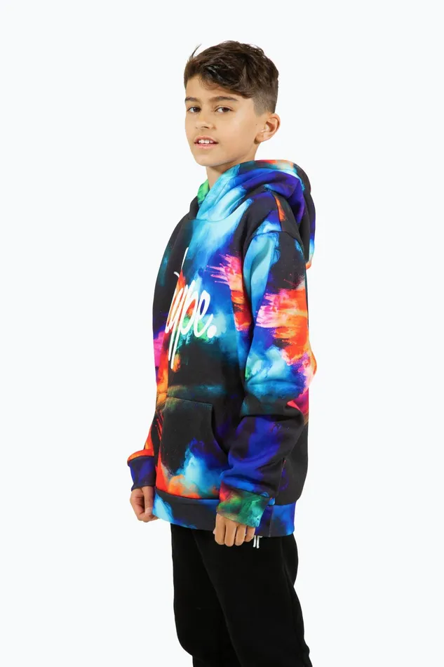 Just Hype Hoodies and Sweatshirts Hype Boys Multi Splash Hoodie