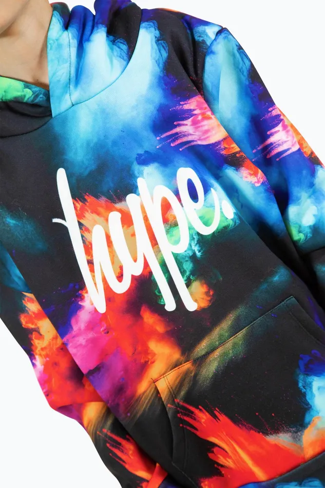 Just Hype Hoodies and Sweatshirts Hype Boys Multi Splash Hoodie
